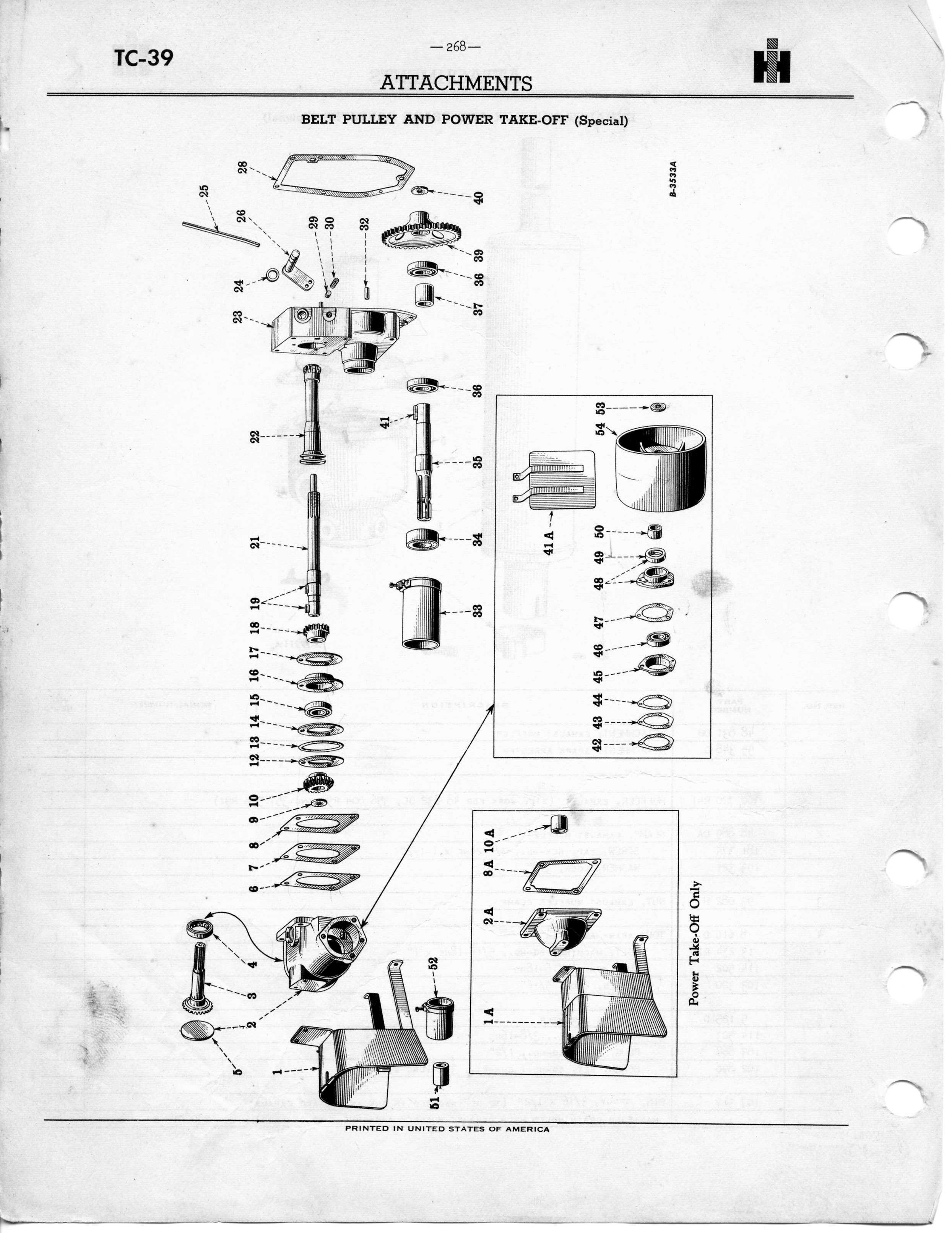 PTO Seal Farmall Cub